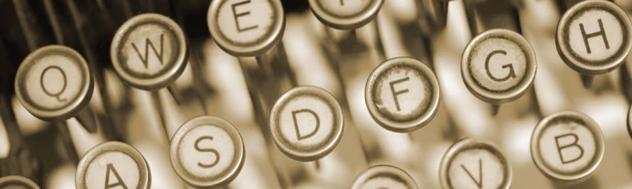Typewriter keys